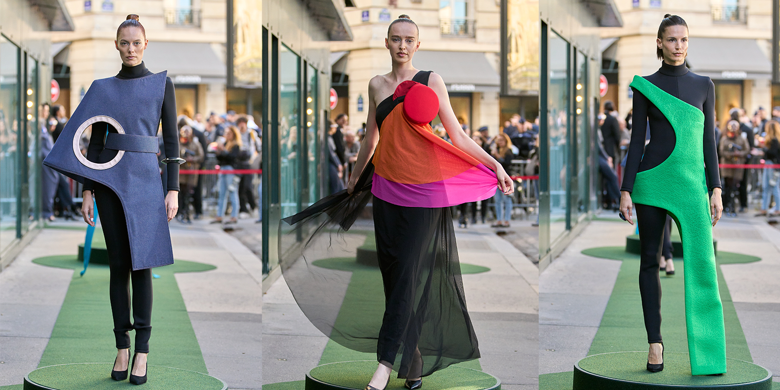 Pierre Cardin apresenta desfile futurista na Paris Fashion Week 2025